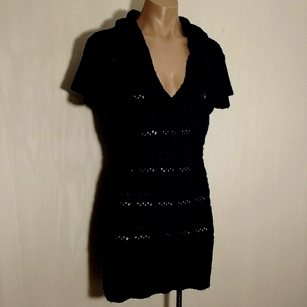 Heart-n-Crush Metallic Sweater Dress